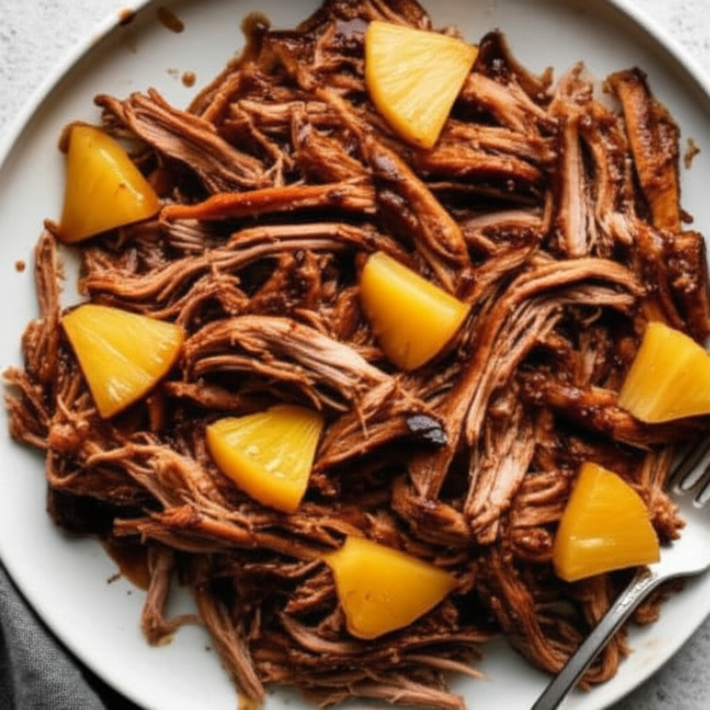 Polynesian Barbecued Pork Crock Pot image