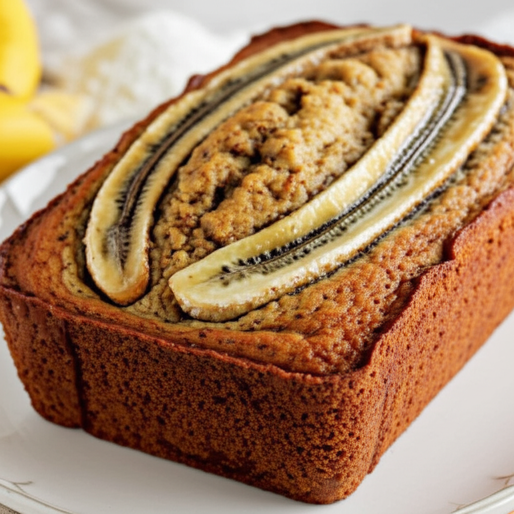 Banana Bread Low Fat High Fiber image