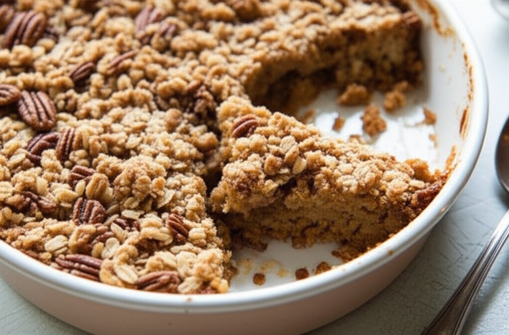 Banana Bread Cobbler With Streusel Topping image