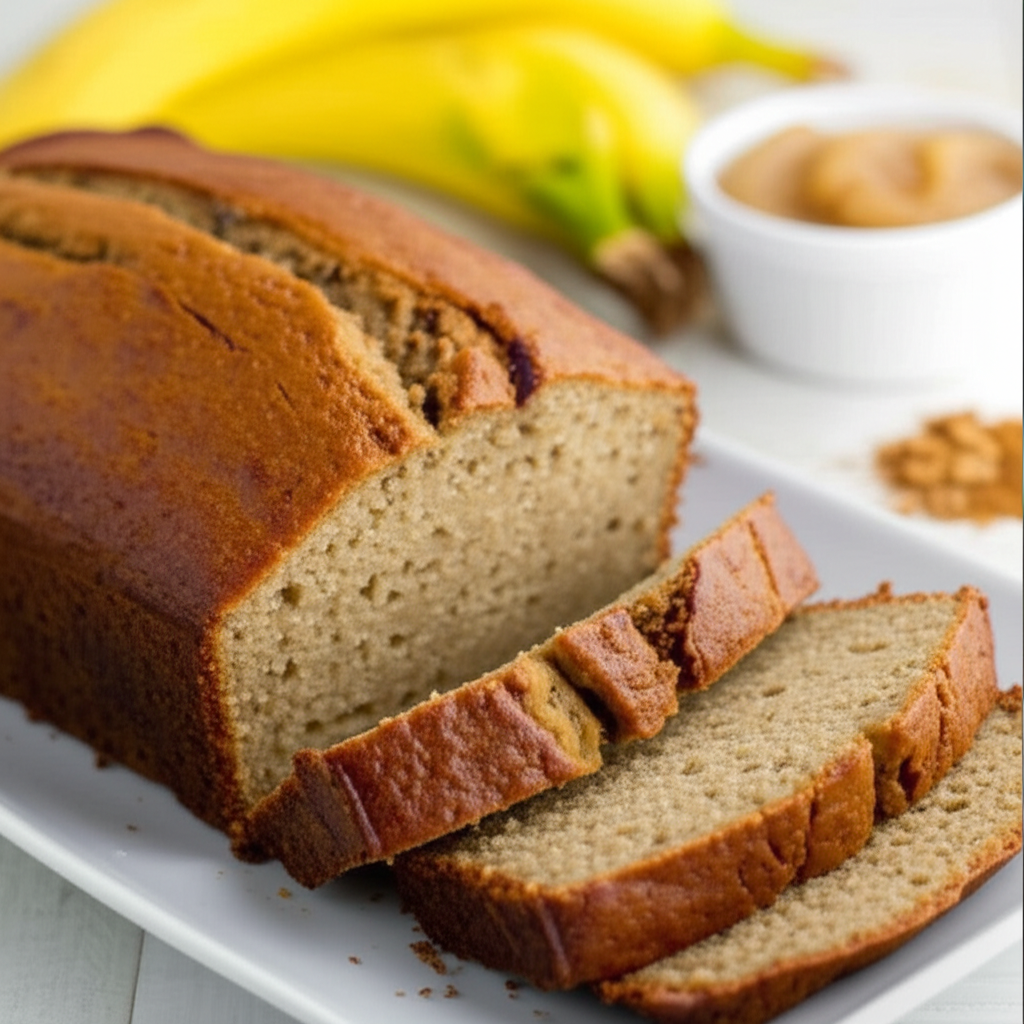Banana Bread No Fat Less Sugar image