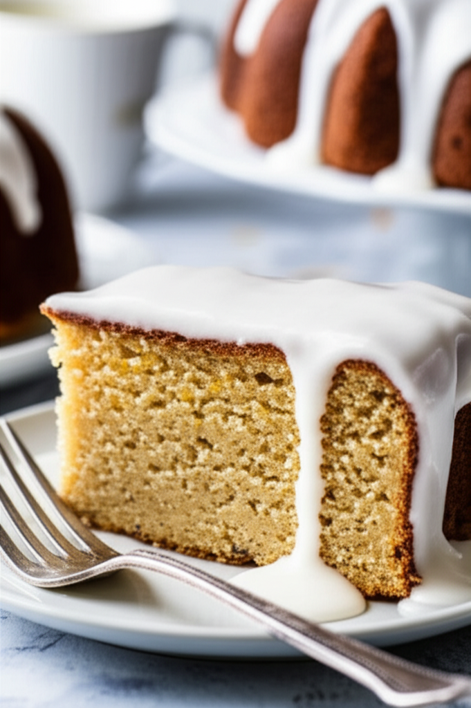 Banana Cake And Old Fashioned Icing image