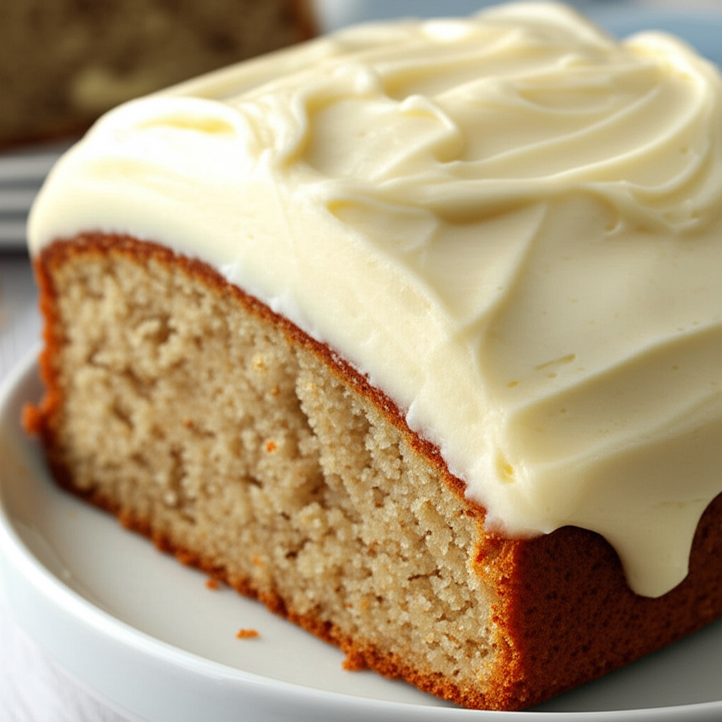 Banana Cake With Banana Frosting image