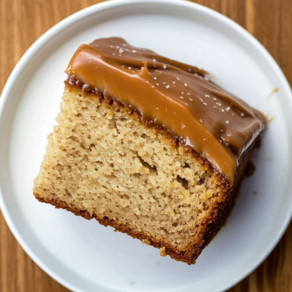 Banana Cake With Caramel Frosting image