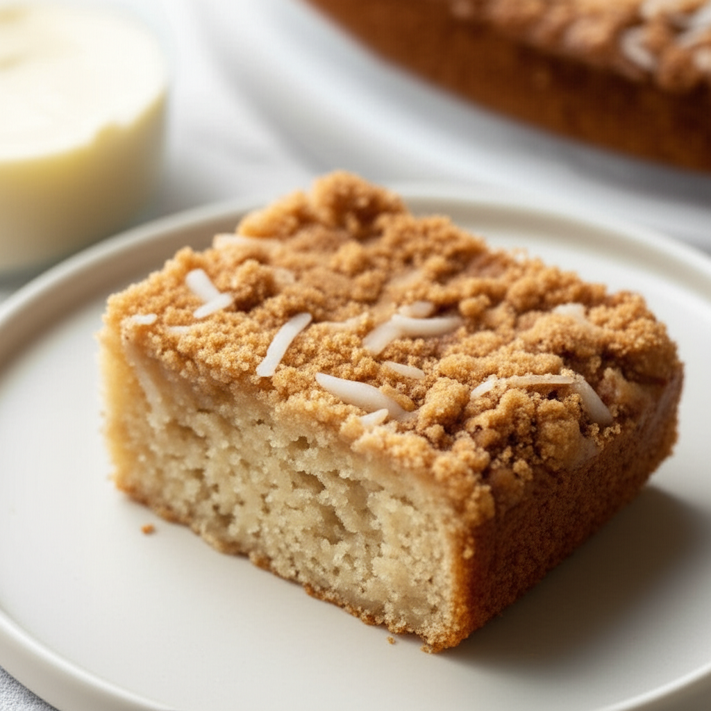 Banana Cake With Crunchy Top image