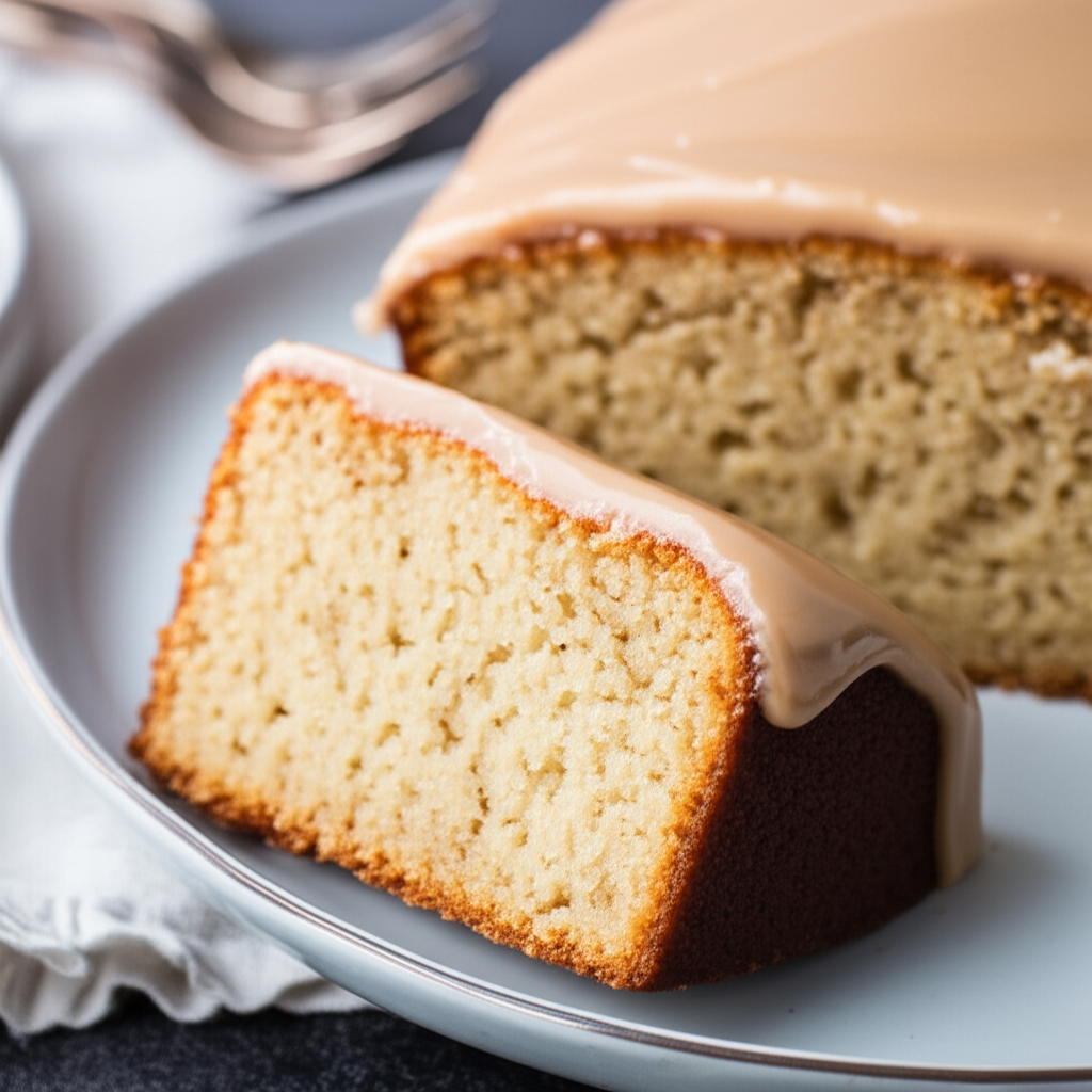 Banana Cake With Rum Icing image