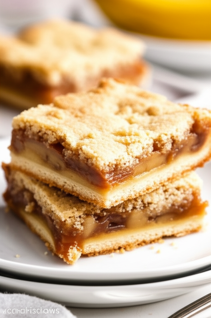 Banana Caramel Bars image
