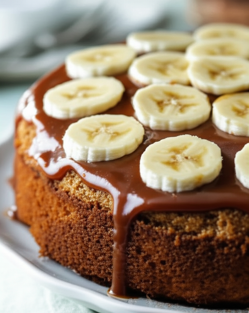 Banana Caramel Cake image