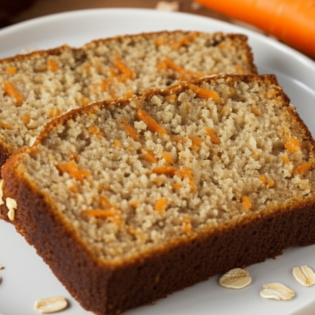 Banana Carrot Oatmeal Bread image