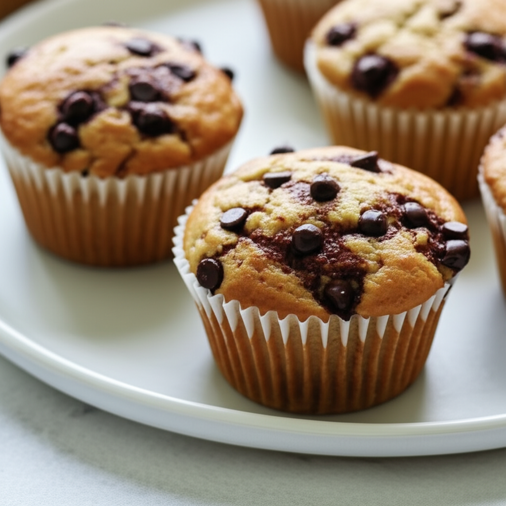 Banana Choc Chip Muffins image