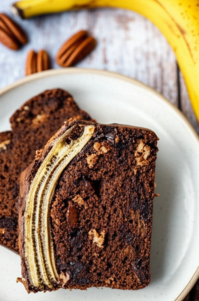 Banana Chocolate Bread image