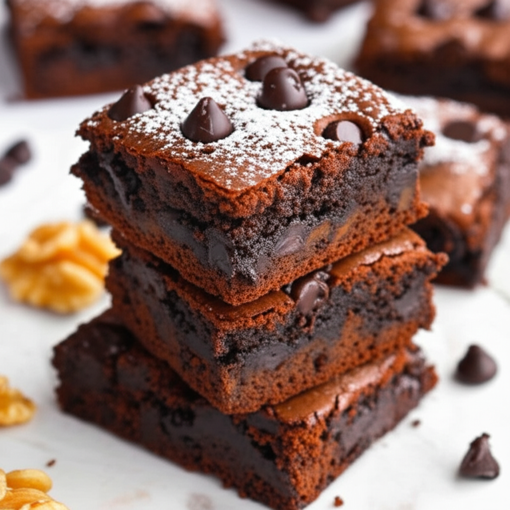 Banana Chocolate Chip Brownies image