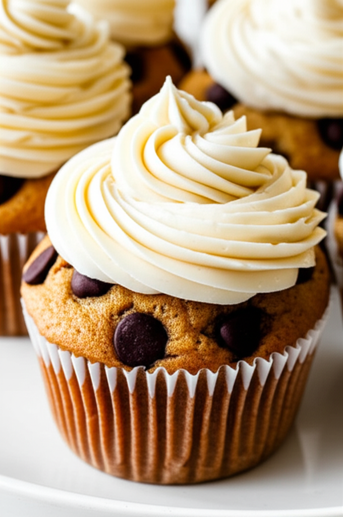 Banana Chocolate Chip Cupcakes image