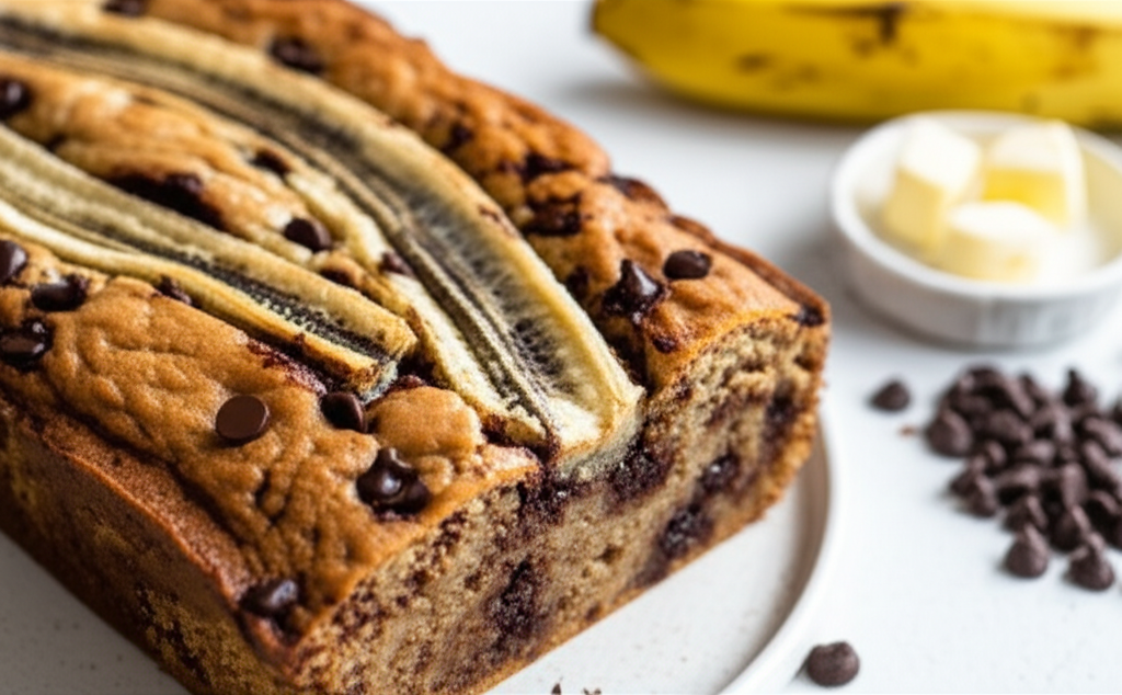 Banana Chocolate Chip Loaf image