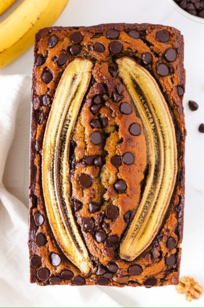 Banana Chocolate Chip Nut Bread image
