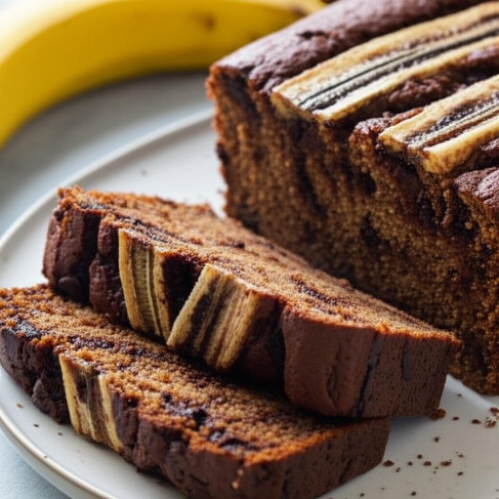 Banana Chocolate Chunk Bread image