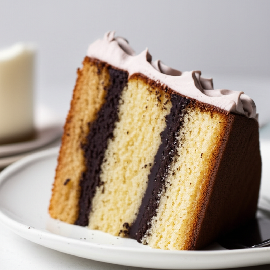 Banana Chocolate Surprise Cake image