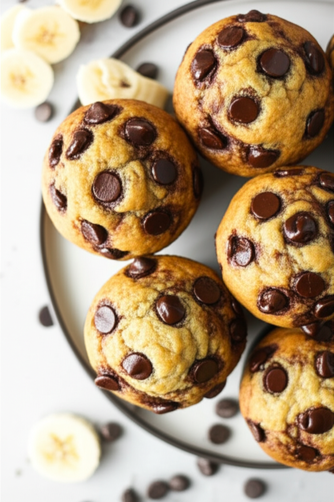 Banana Chocolate Chip Muffins image