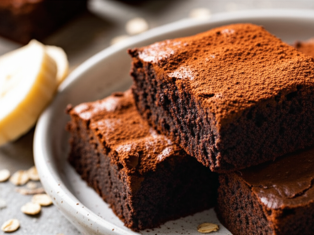 Banana Cocoa Brownies image