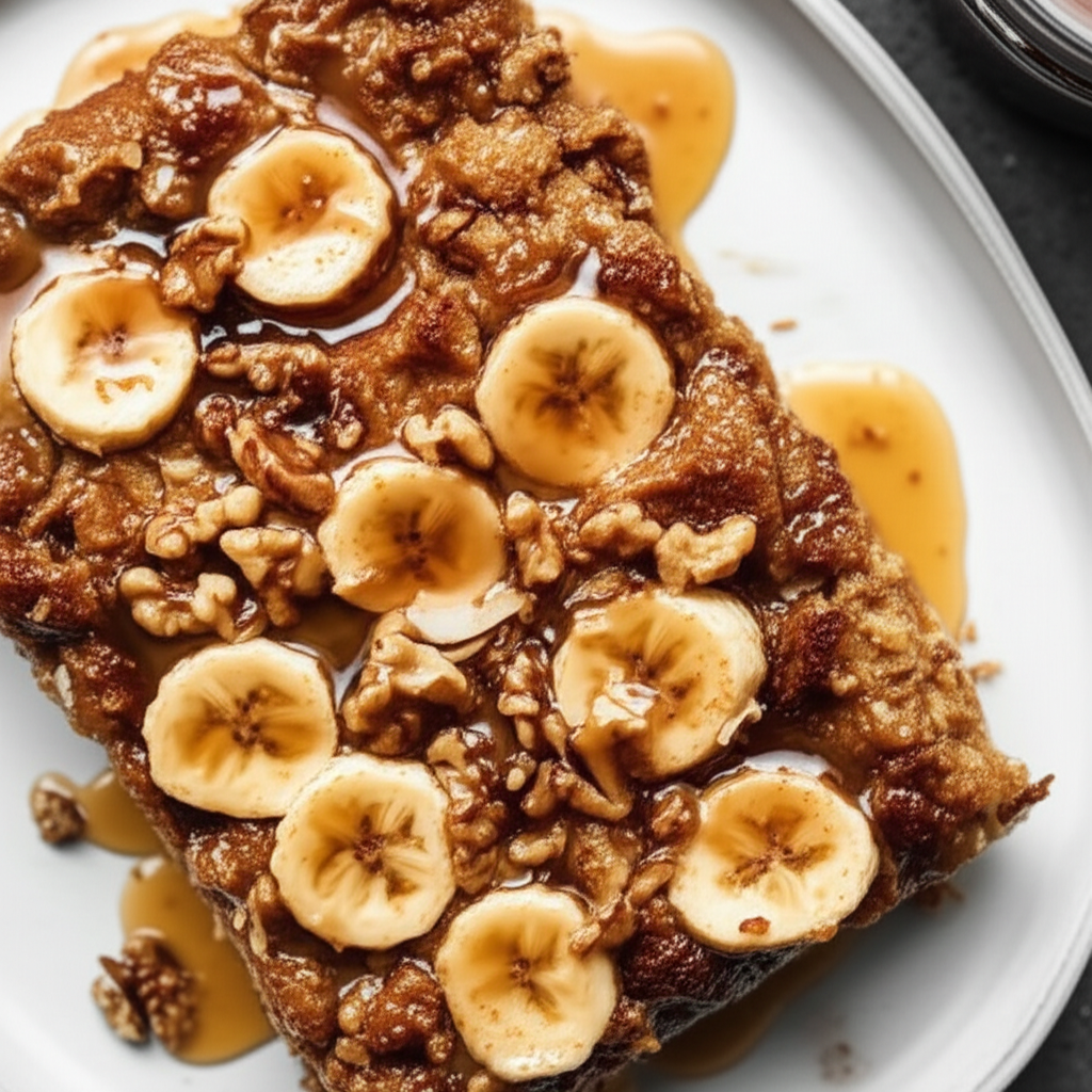 Banana Coconut Bread Pudding With Rum Sauce image