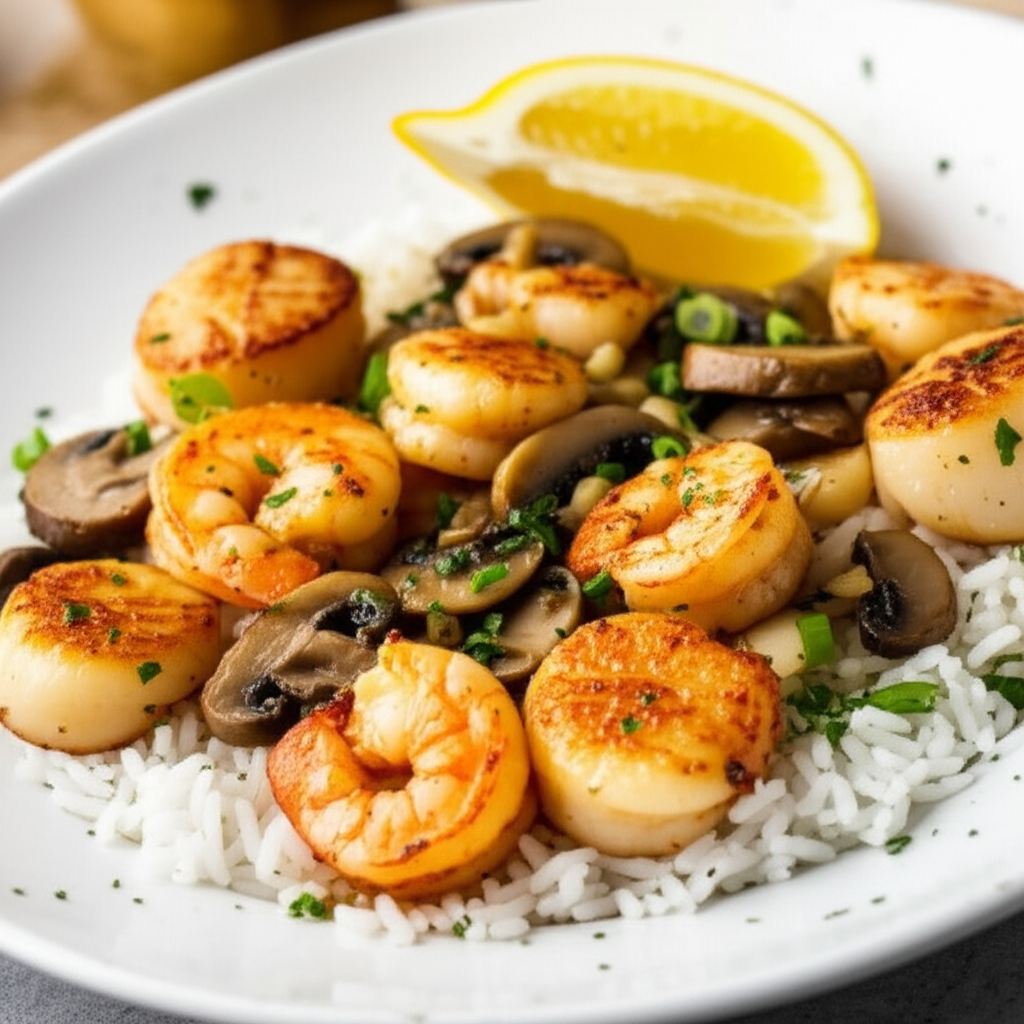 Portuguese Shrimp And Scallops image