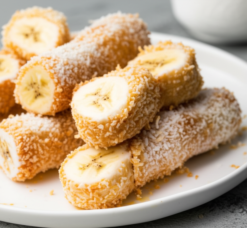 Banana Coconut Rolls image