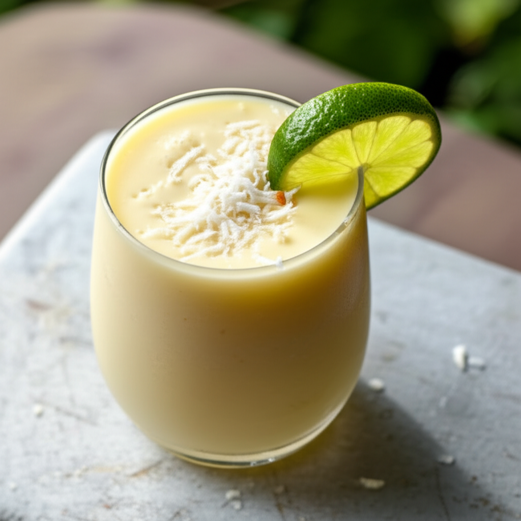 Banana Colada Non Dairy Mocktail image