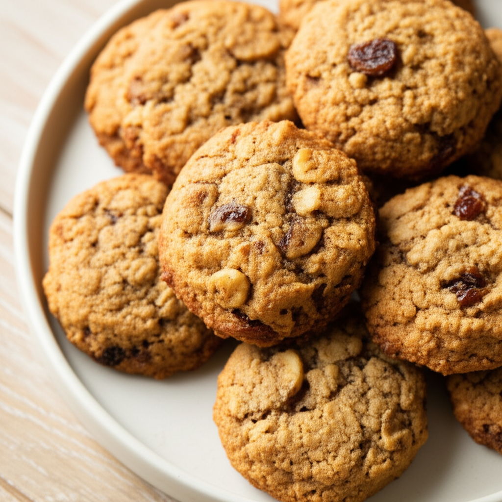 Banana Cookies With Dates And Nuts image