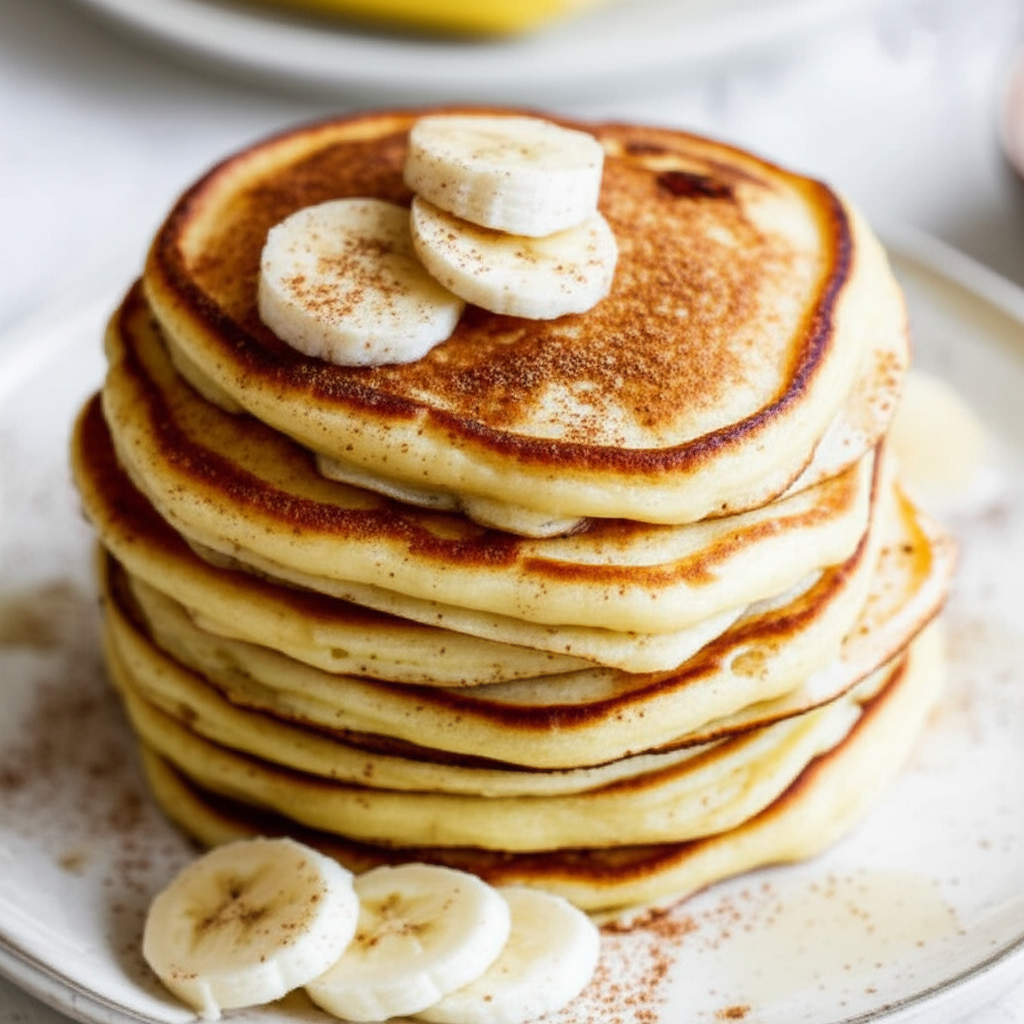 Banana Cornflour Pancakes image