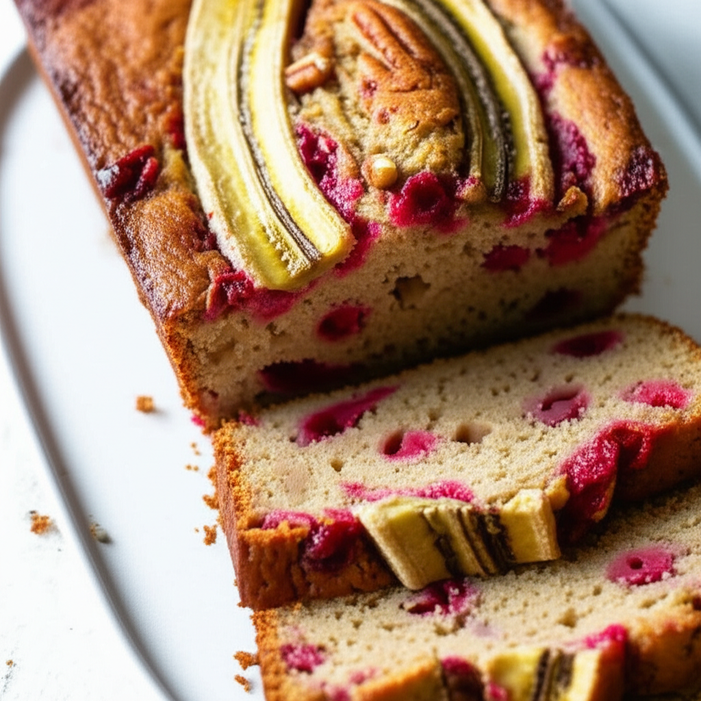 Banana Cranberry Bread image