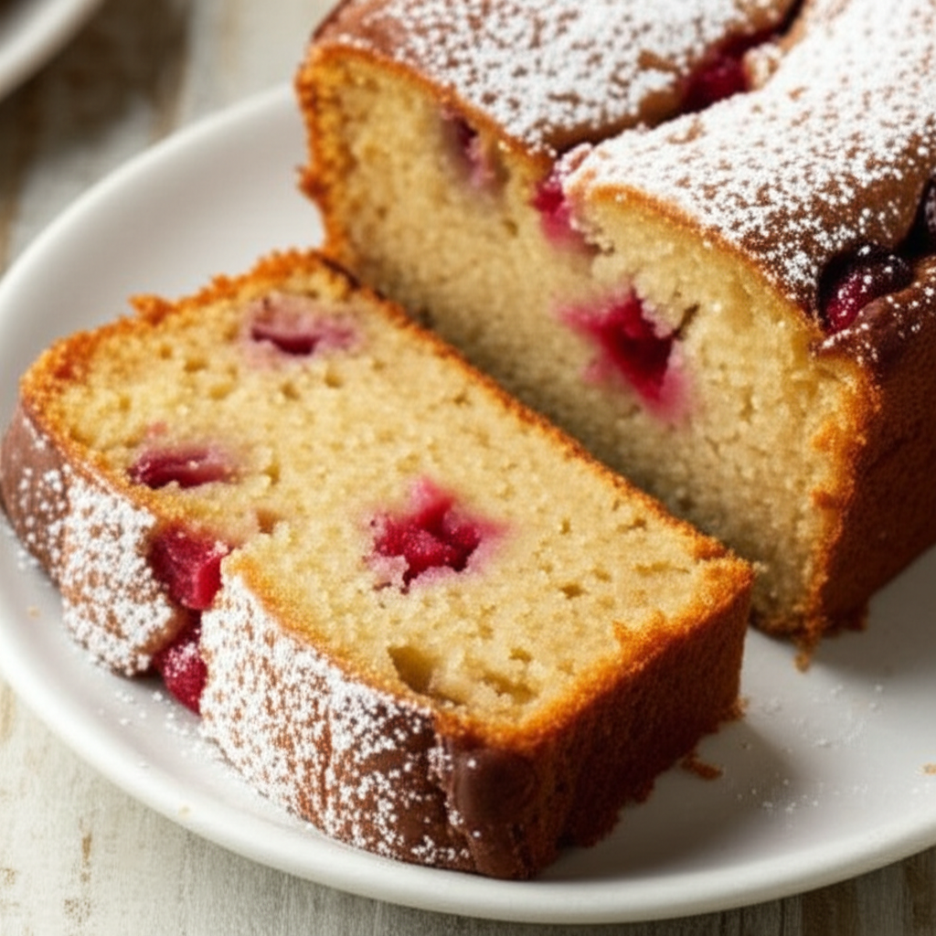 Banana Cranberry Cake image