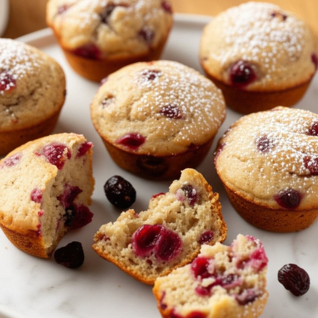 Banana Cranberry Muffins Pampered Chef image