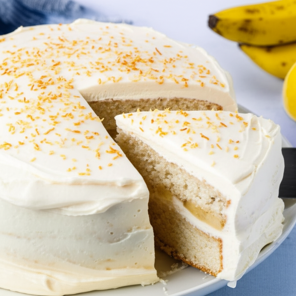 Banana Cream Cake image