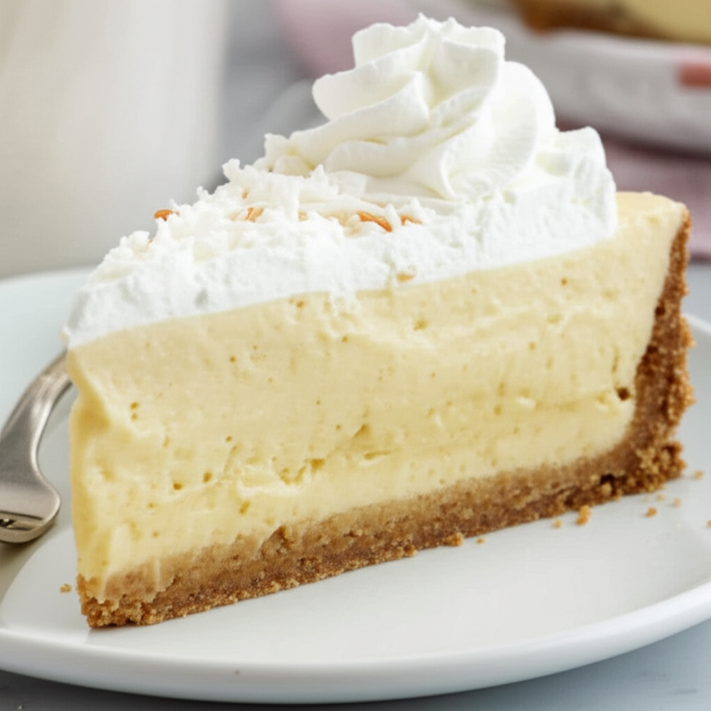 Banana Cream Cheesecake Copycat image