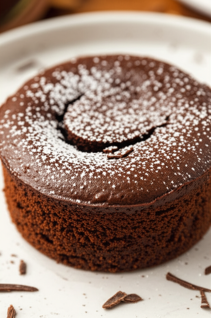 5 Minute Wacky Vegan Microwave Chocolate Cake For One image