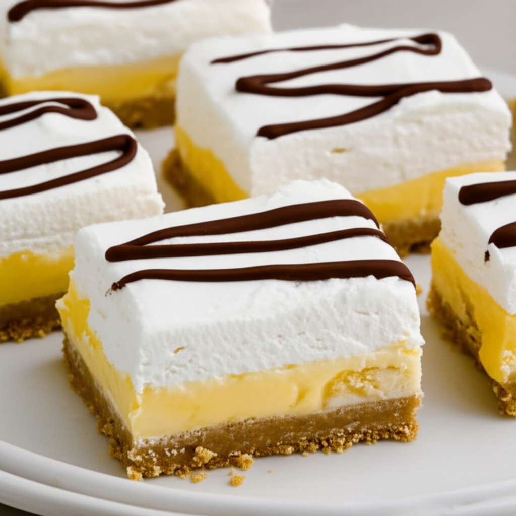 Banana Cream Pie Bars image