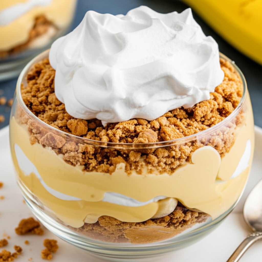 Banana Cream Pie In A Bowl image