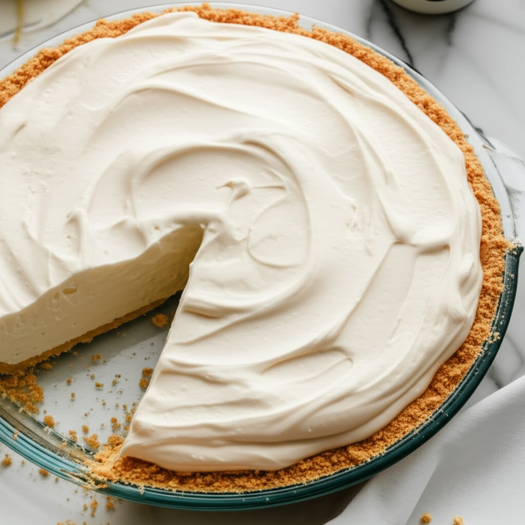 Banana Cream Protein Pie image