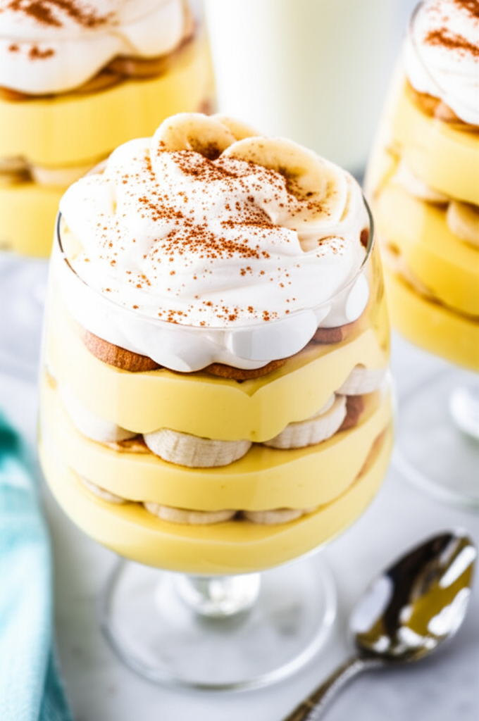 Banana Cream Pudding Parfaits image