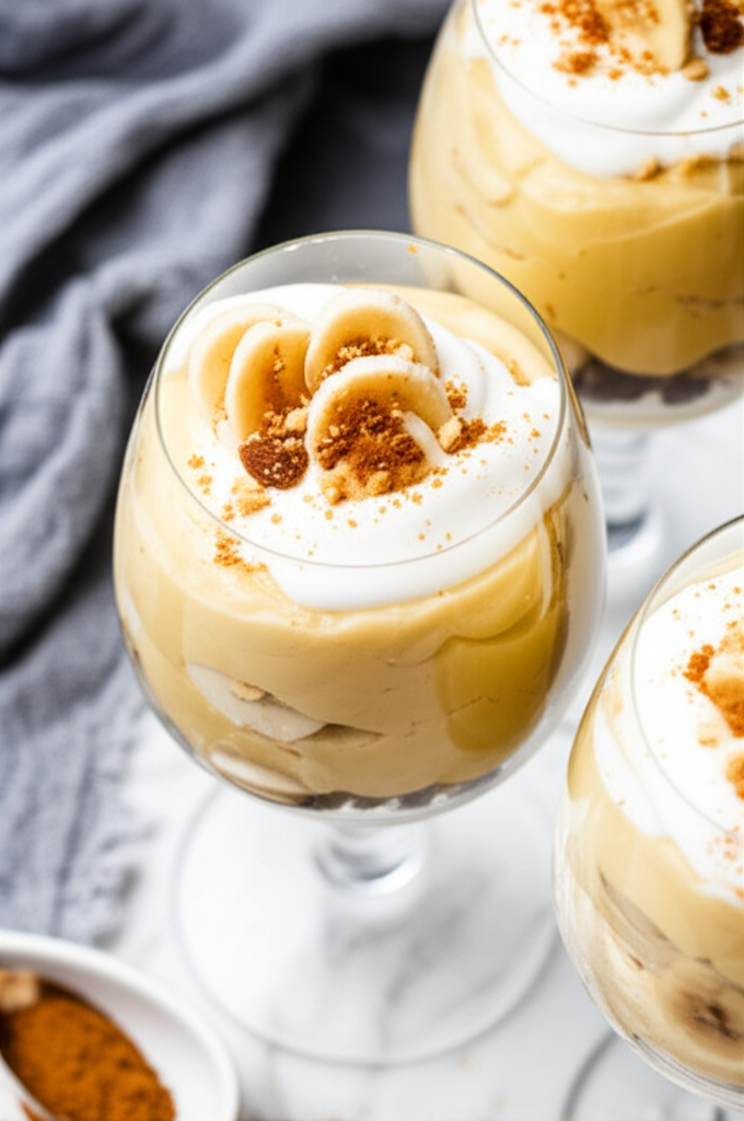 Banana Cream Rum Pudding image