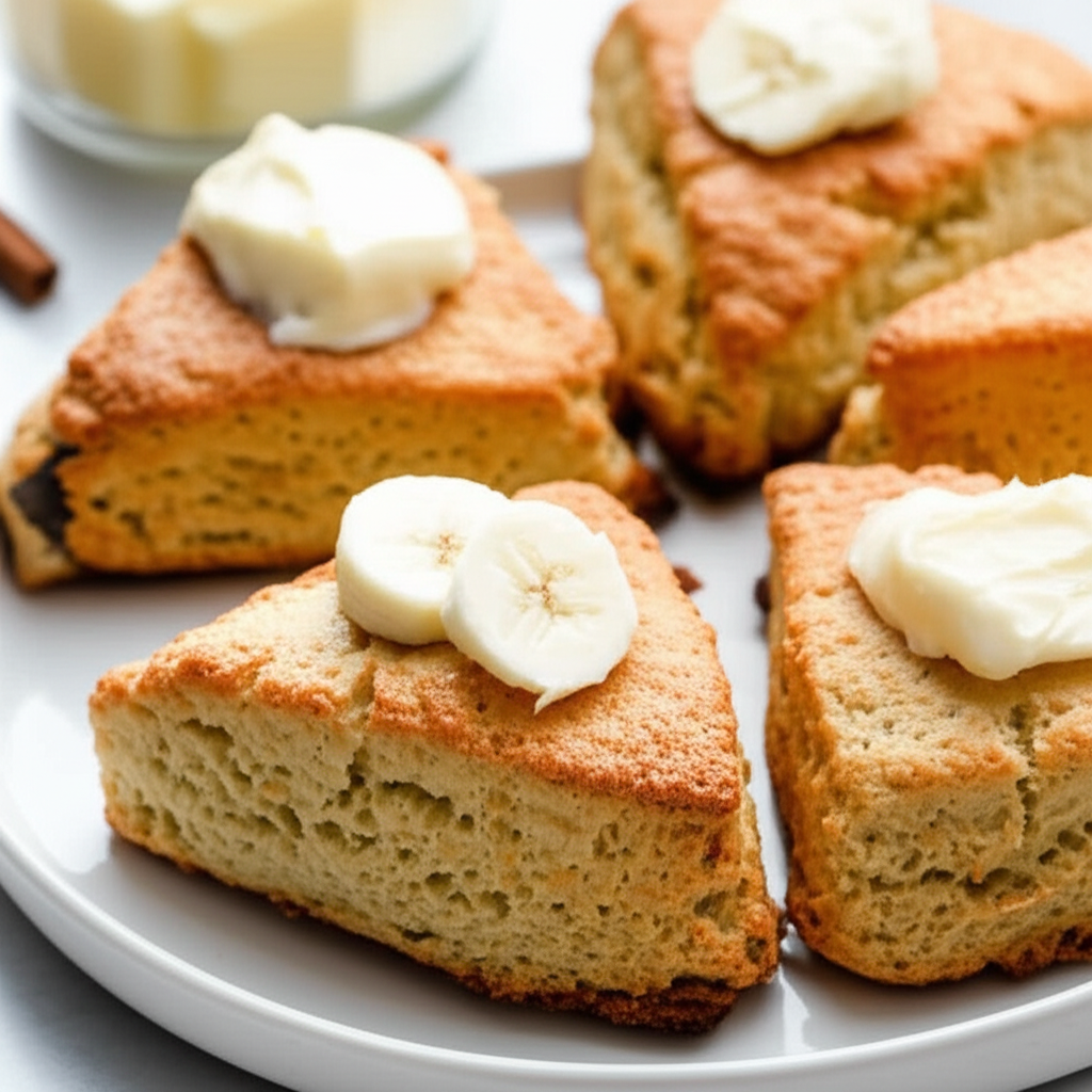 Banana Cream Scones image
