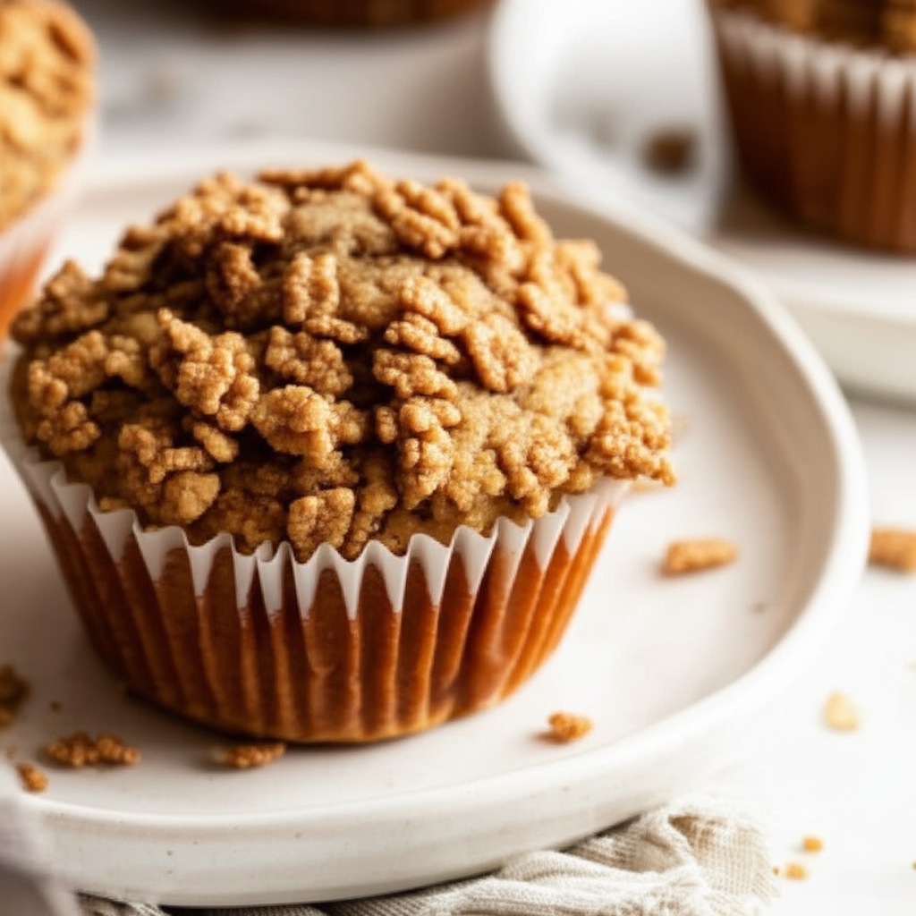 Banana Crunch Muffins W Grape Nuts image