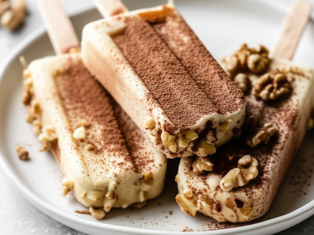Banana Crunch Popsicle Raw Vegan image