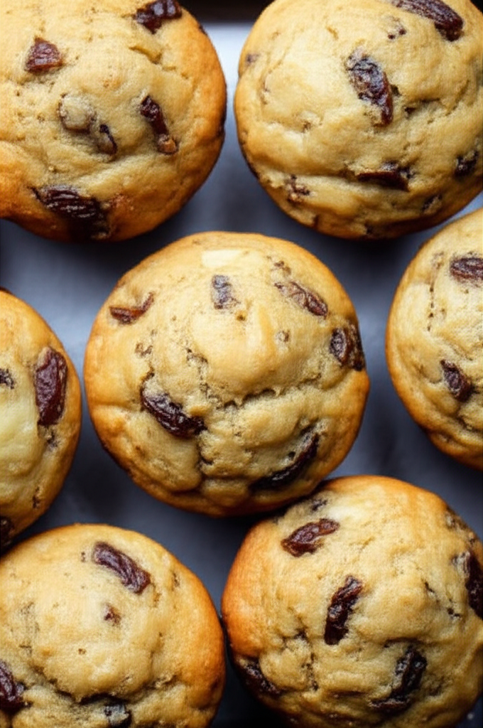 Banana Date Muffins image