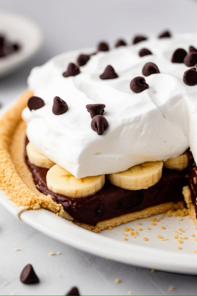 Banana Fudge Pie image