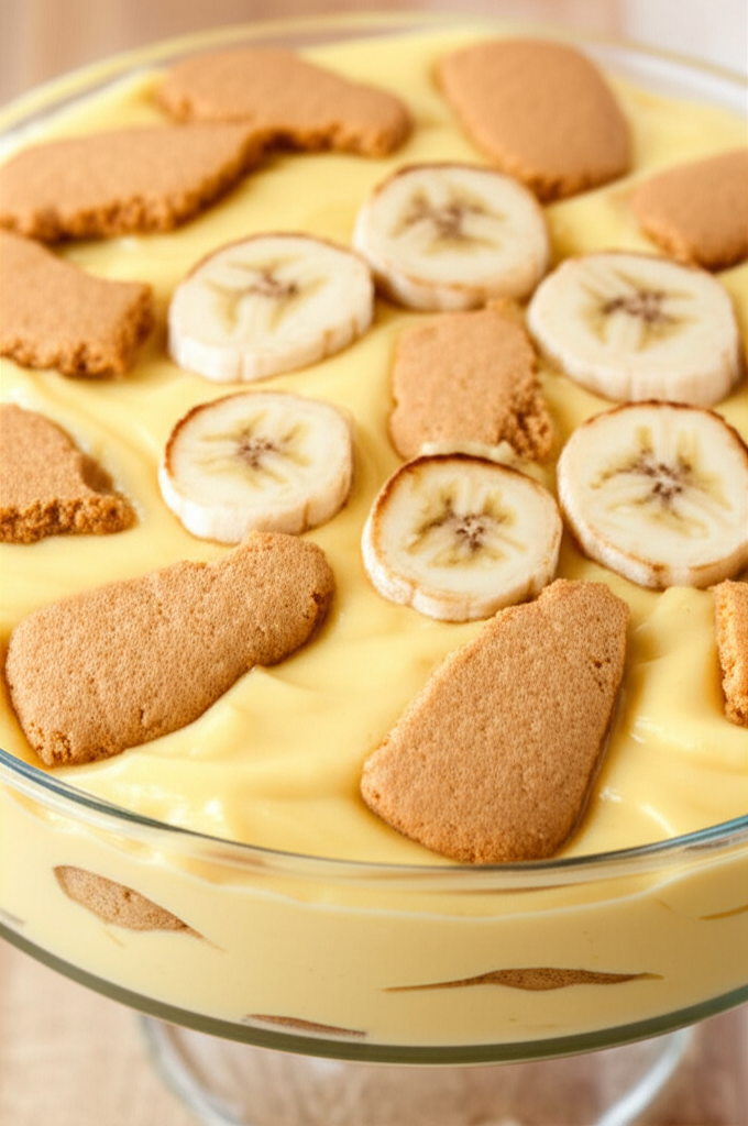 Banana Gingersnap Pudding image
