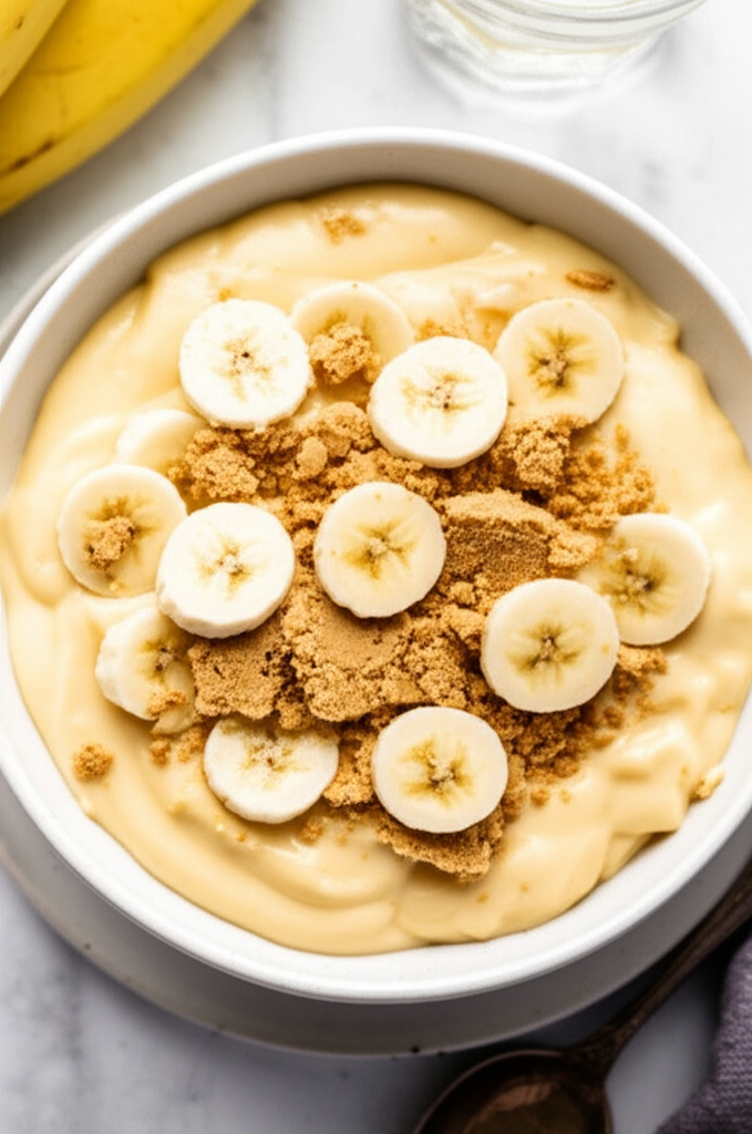 Banana Graham Cracker Pudding image