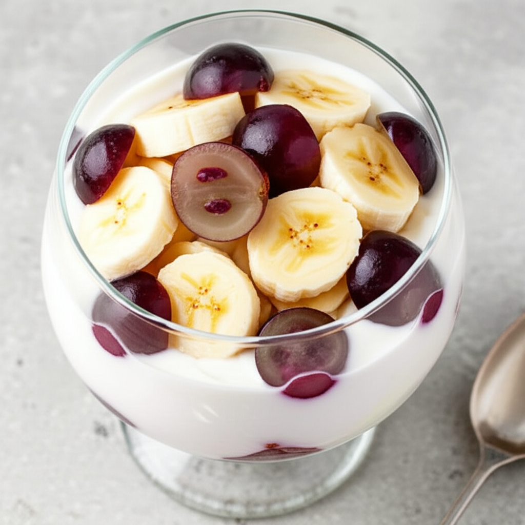 Banana Grape Cup With Yogurt image