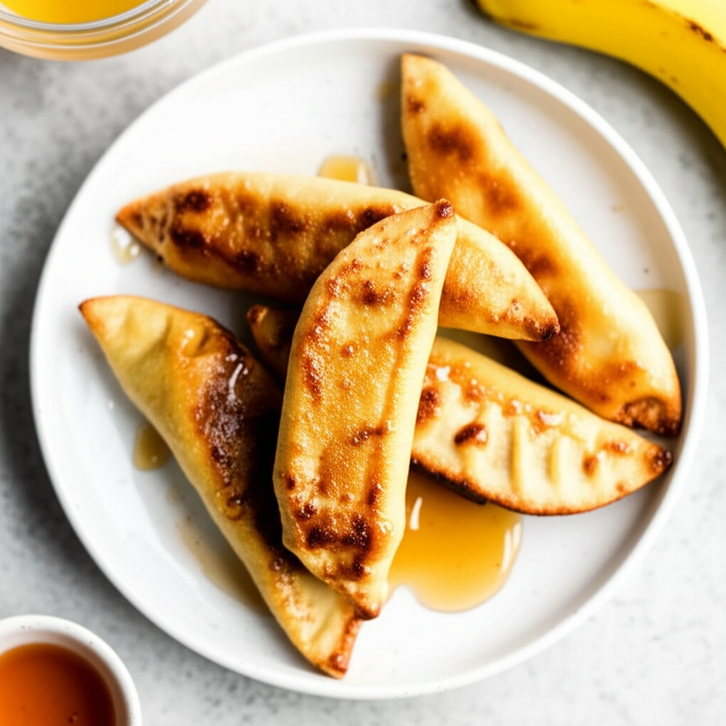 Banana Gyoza Dessert image