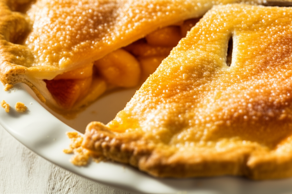 Prize Winning Peach Pie image