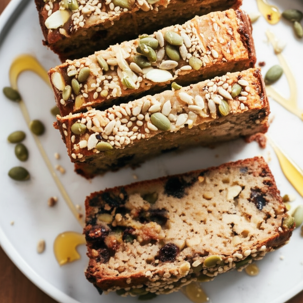 Banana Honey And Seed Loaf image